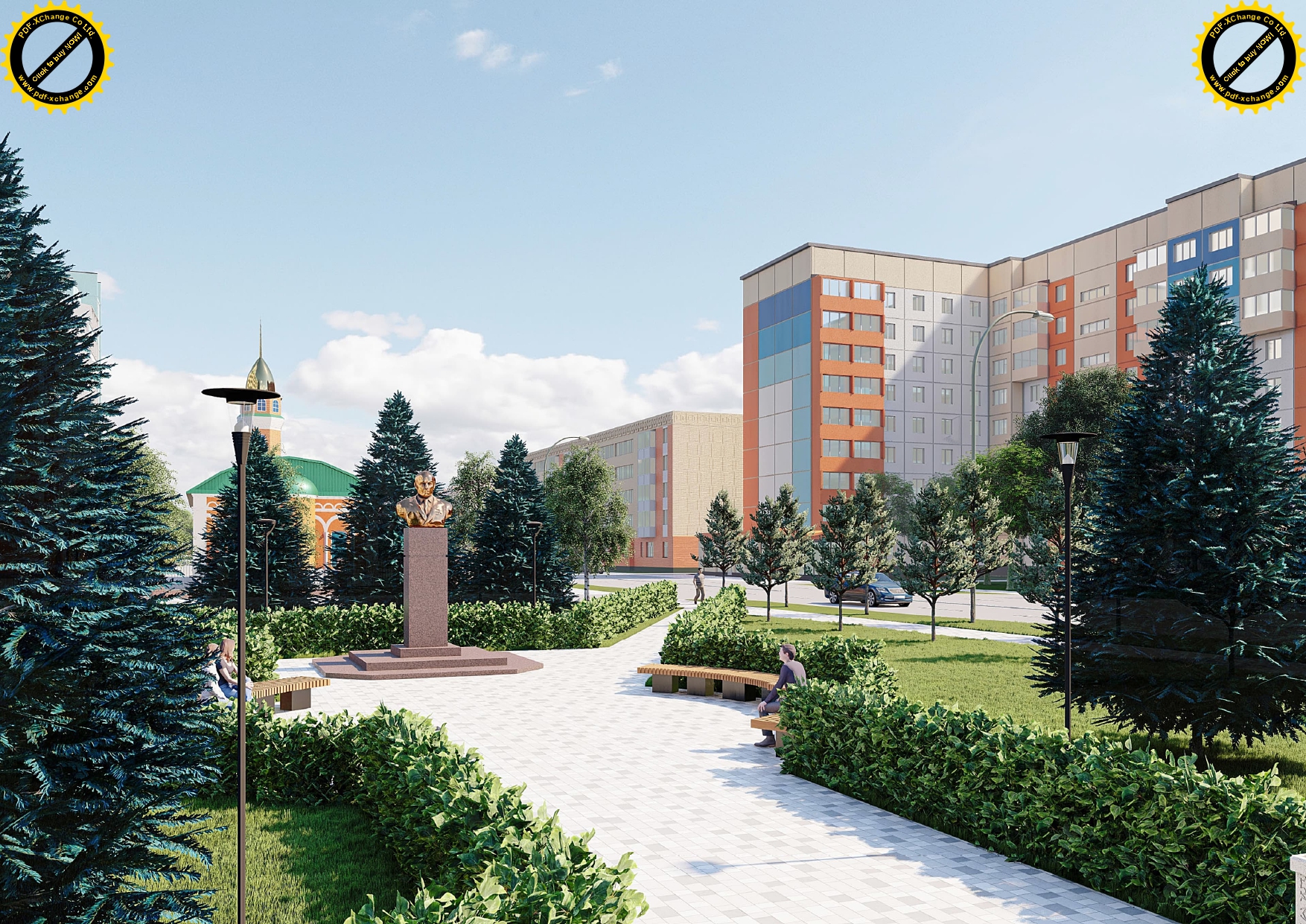 «Таза Қазақстан» объединила СКО: на масштабном субботнике представили будущий сквер имени Габдуллы Тукая