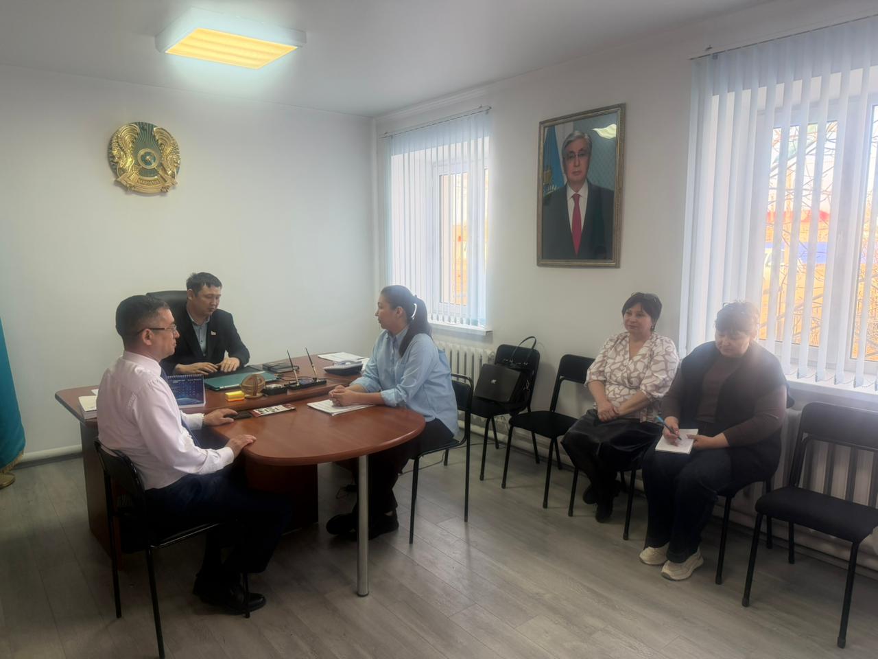 Профилактический контроль в районе Бәйтерек