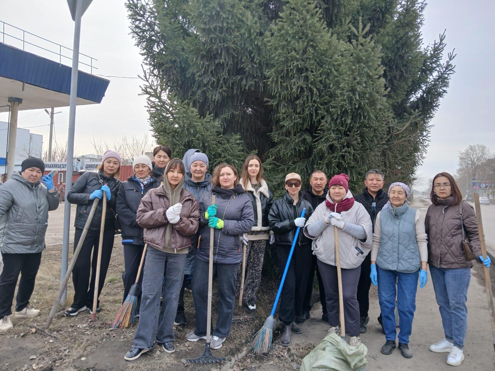 Участие в субботнике