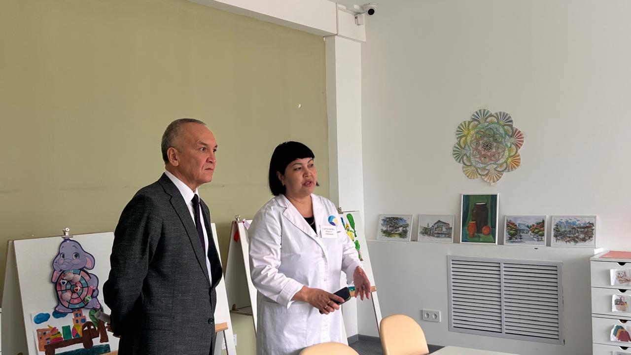 Рабочий визит в КГУ «Центр оказания услуг «Қамқорлық»