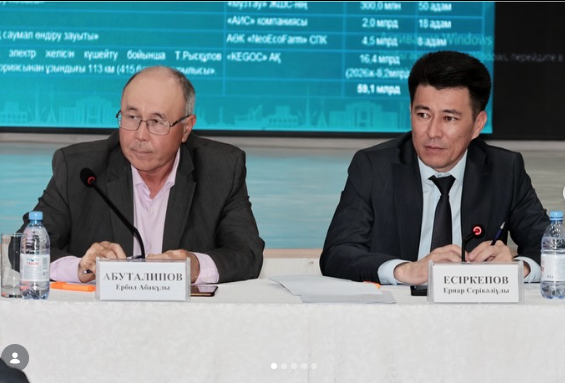 Проведение встречи акима района с жителями села Луговое