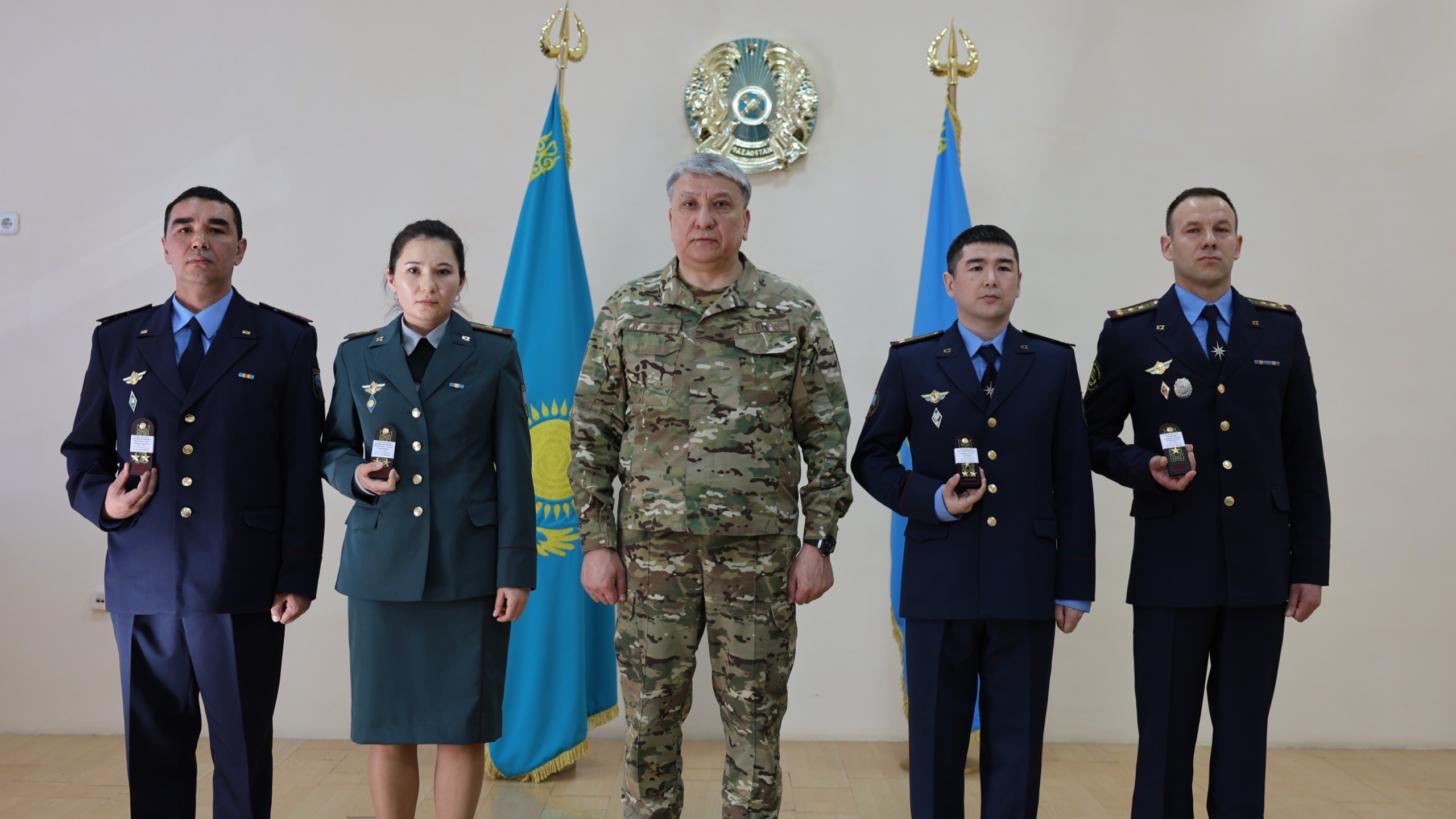 В Департаменте Западно-Казахстанской области присвоены специальные звания