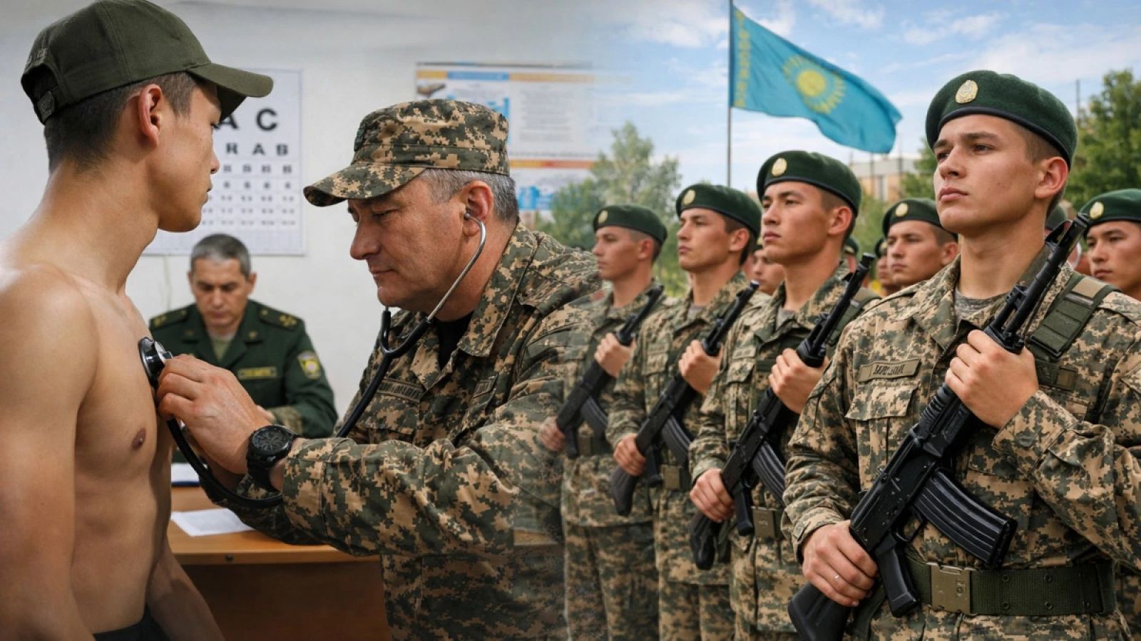 Весенняя призывная кампания в Жамбылской области проходит в плановом режиме