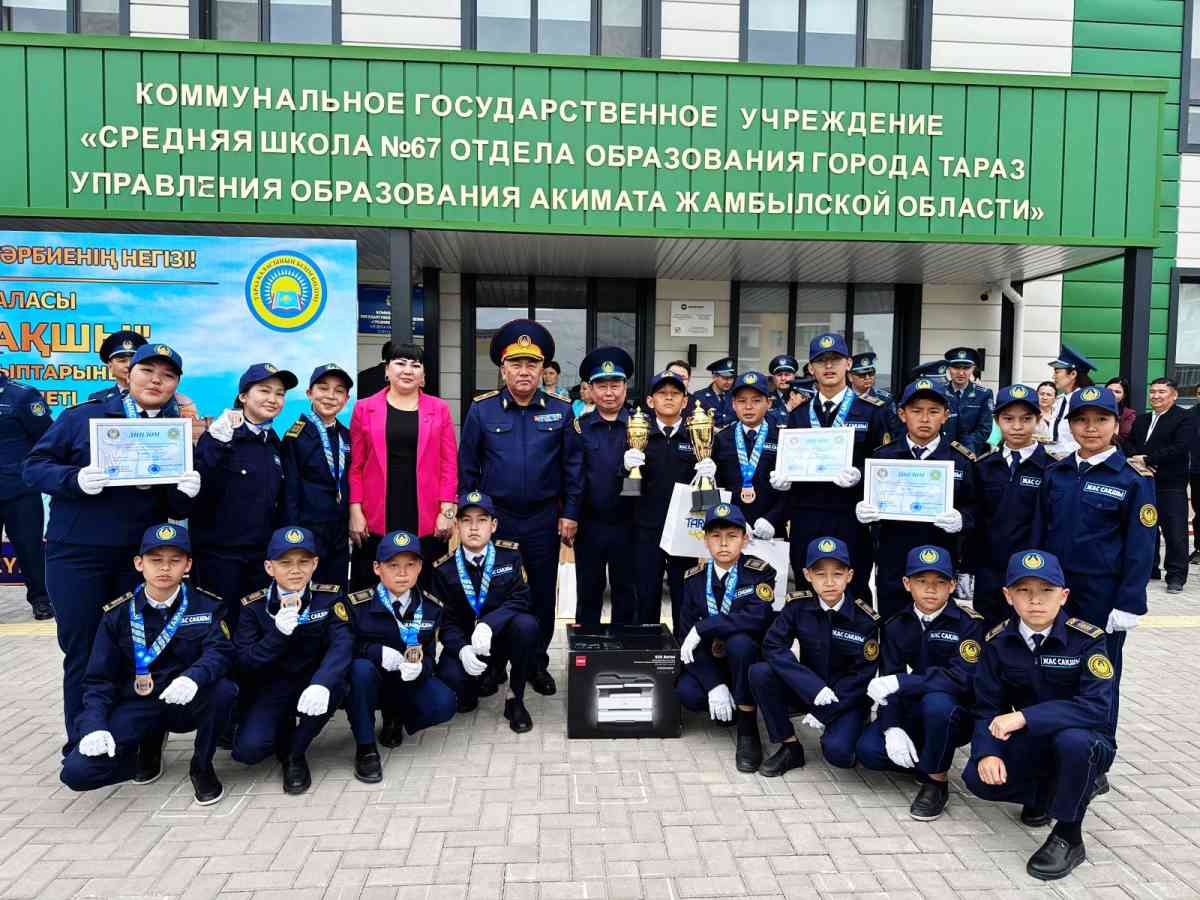 В Таразе прошёл первый городской слёт участников проекта «Жас сақшы»