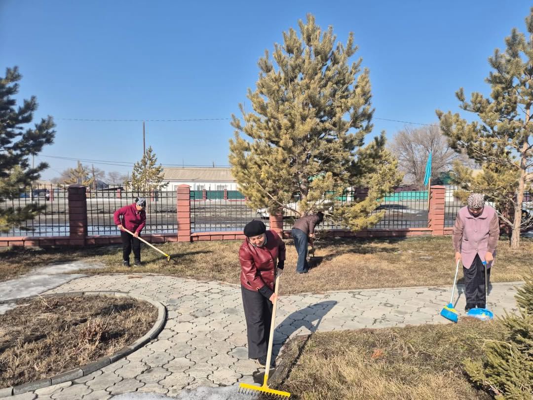 Организовано акция «Чистое село»