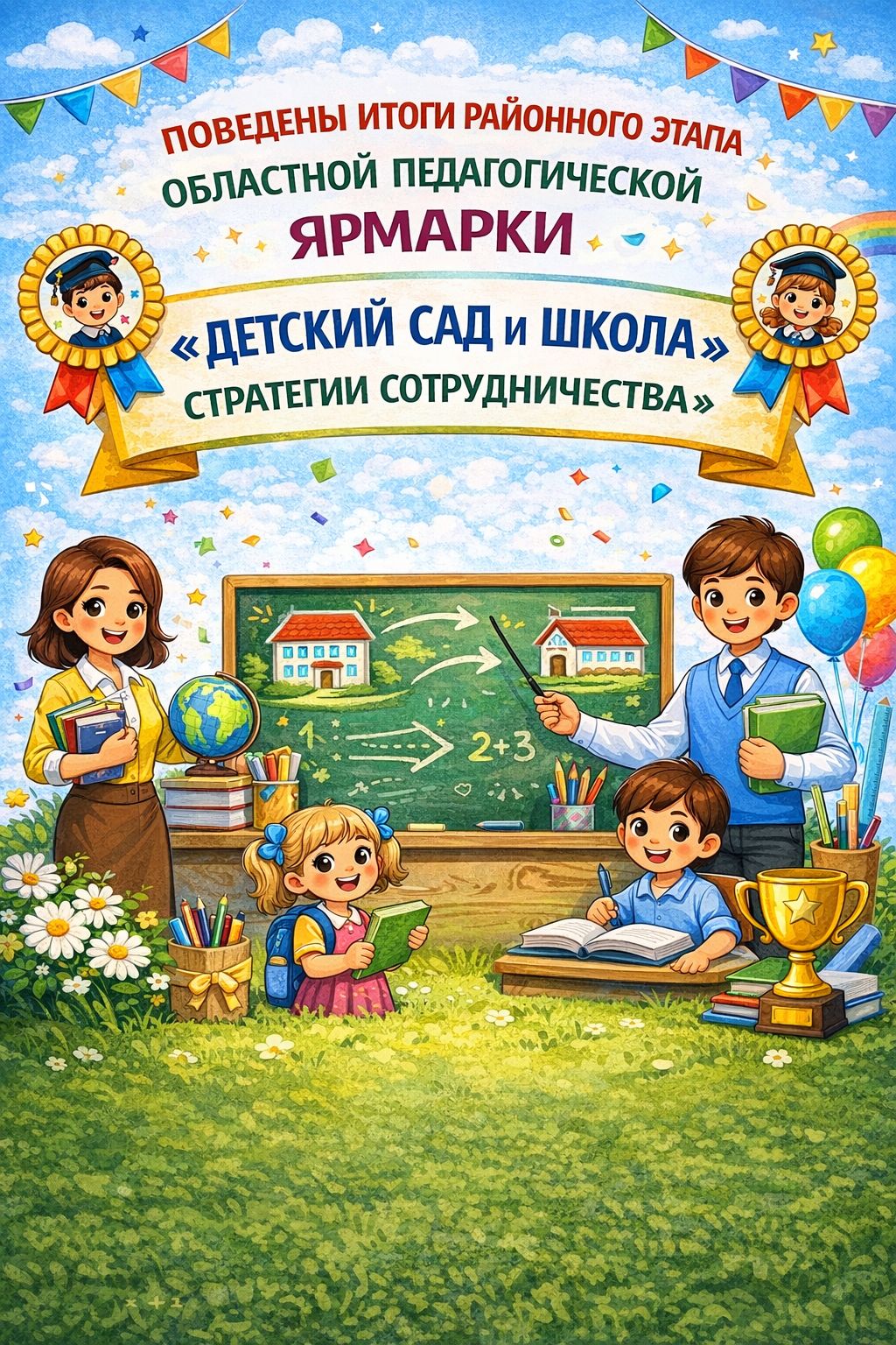 Итоги районного этапа областной педагогической ярмарки «Детский сад и школа – стратегии сотрудничества»