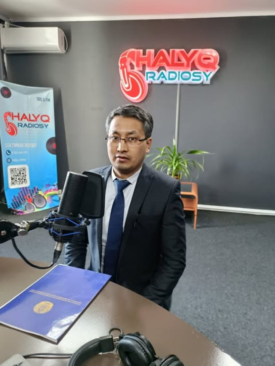 В эфире «Halyk radiosy»