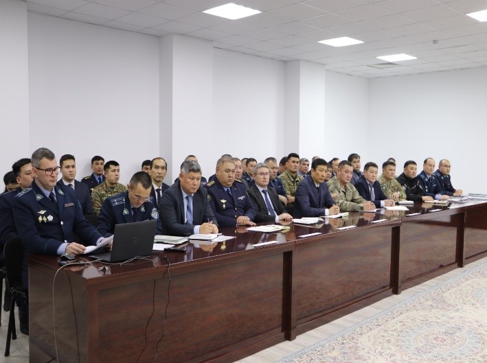 В Западно-Казахстанской области проведены командно-штабные учения областного штаба по борьбе с терроризмом