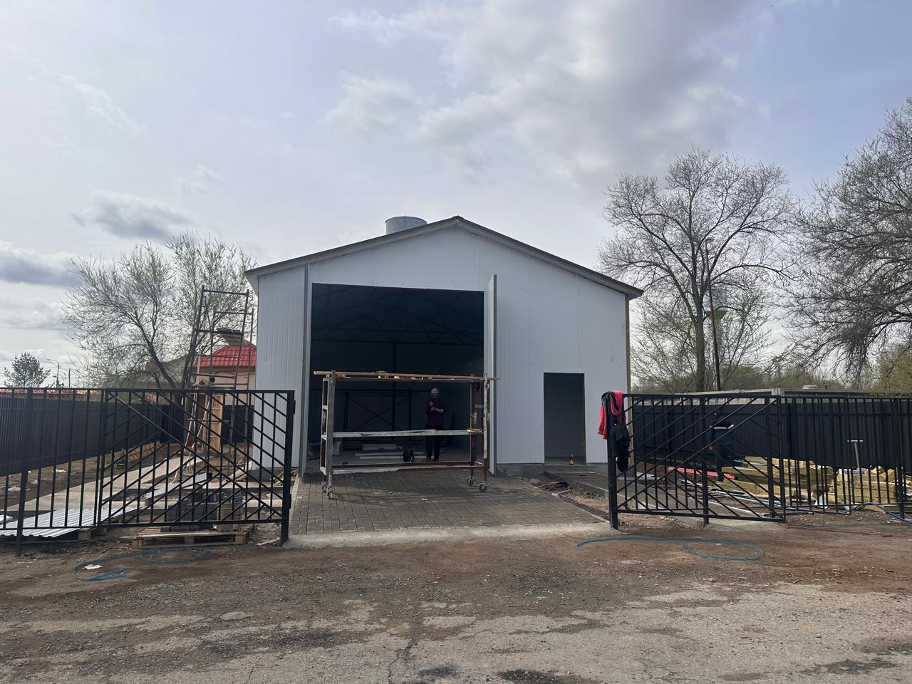 В селе Кальпе ведётся строительство пожарного поста