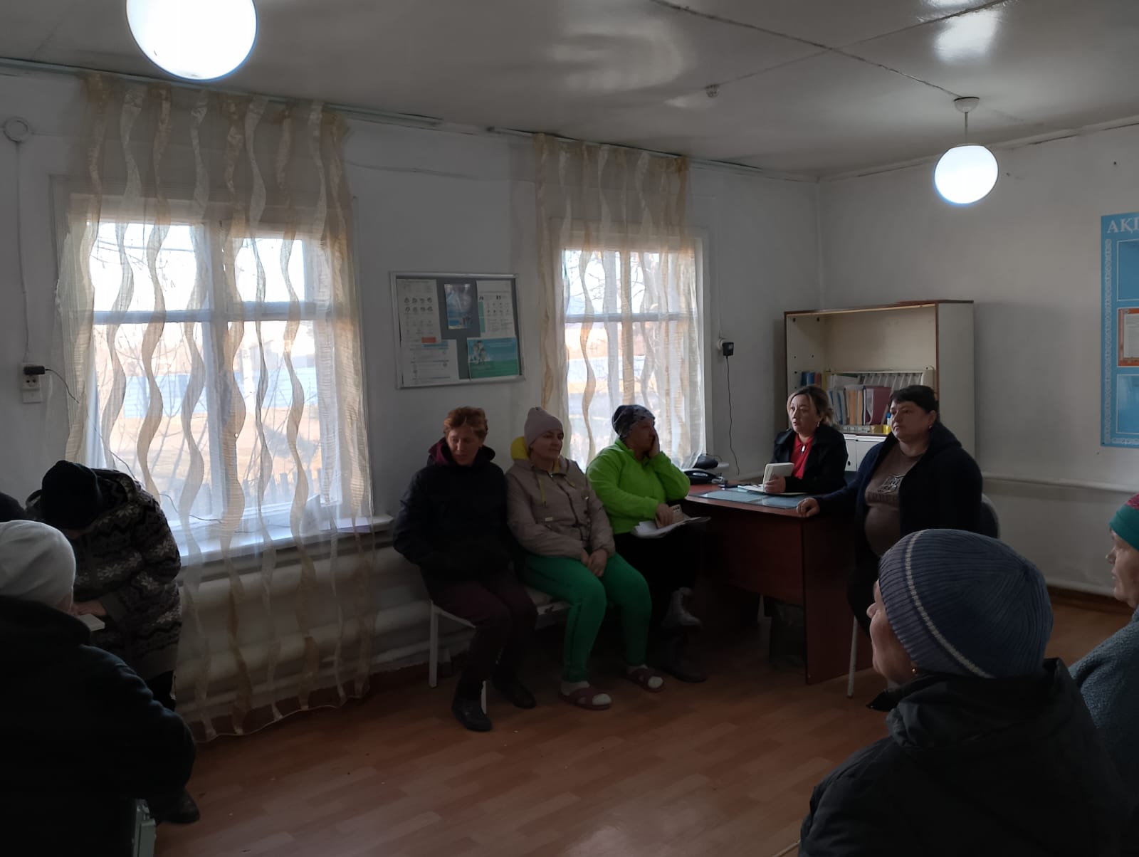 Регулярная встреча с жителями села Степное