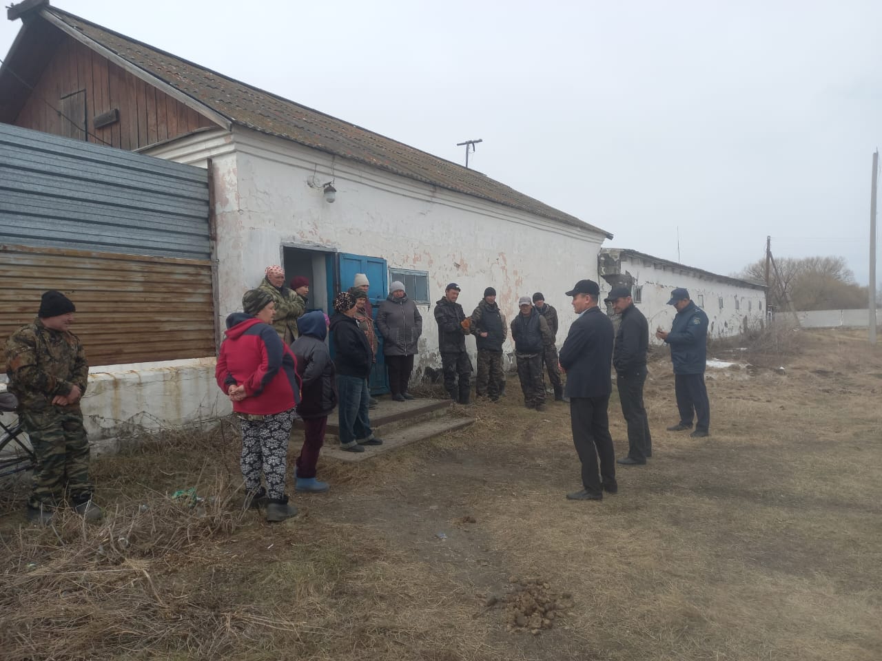 Встреча акима Новотроицкого сельского округа с населением с, Магнай.