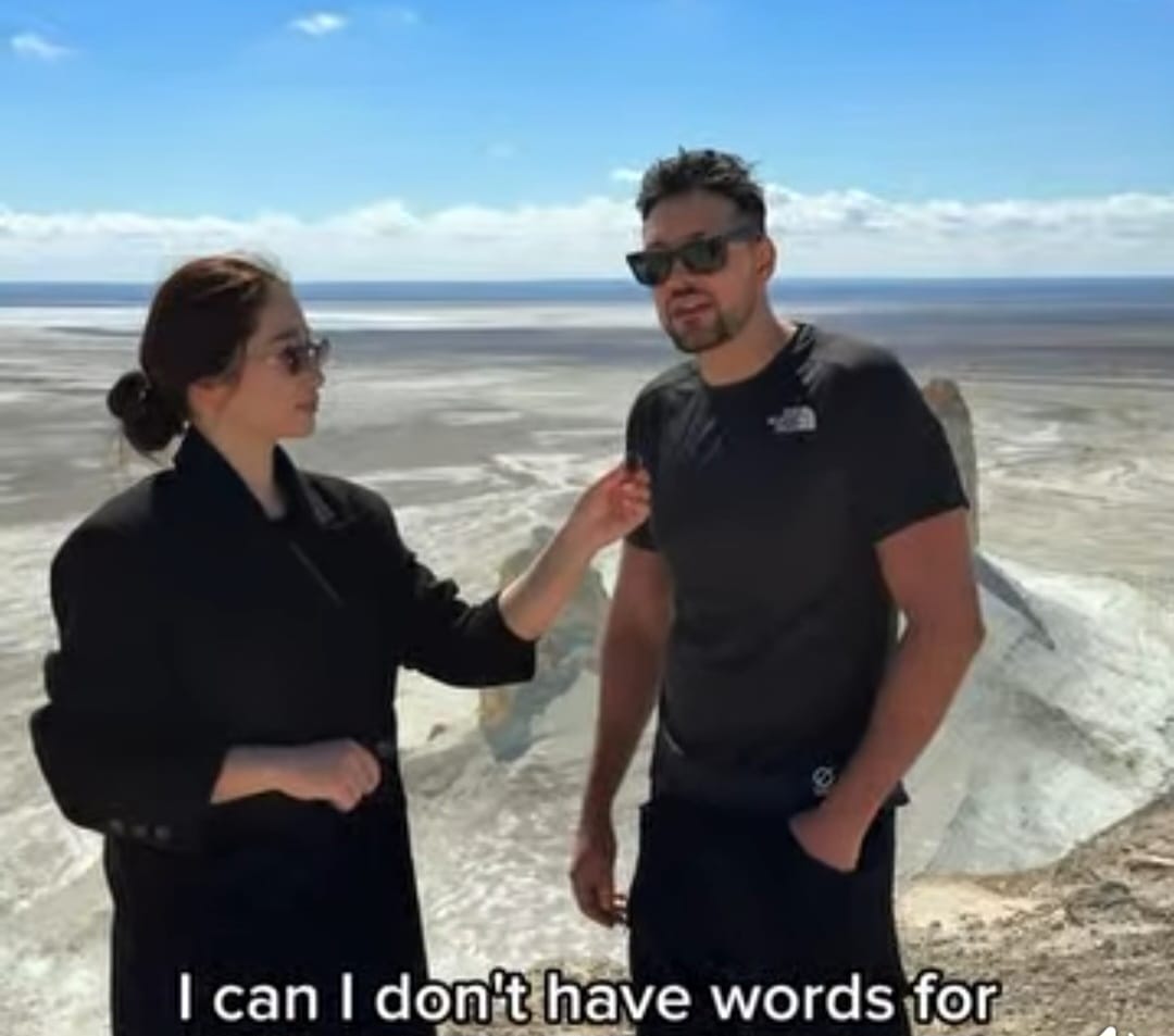 Итальянский турист не скрывал своего восхищения Мангистау