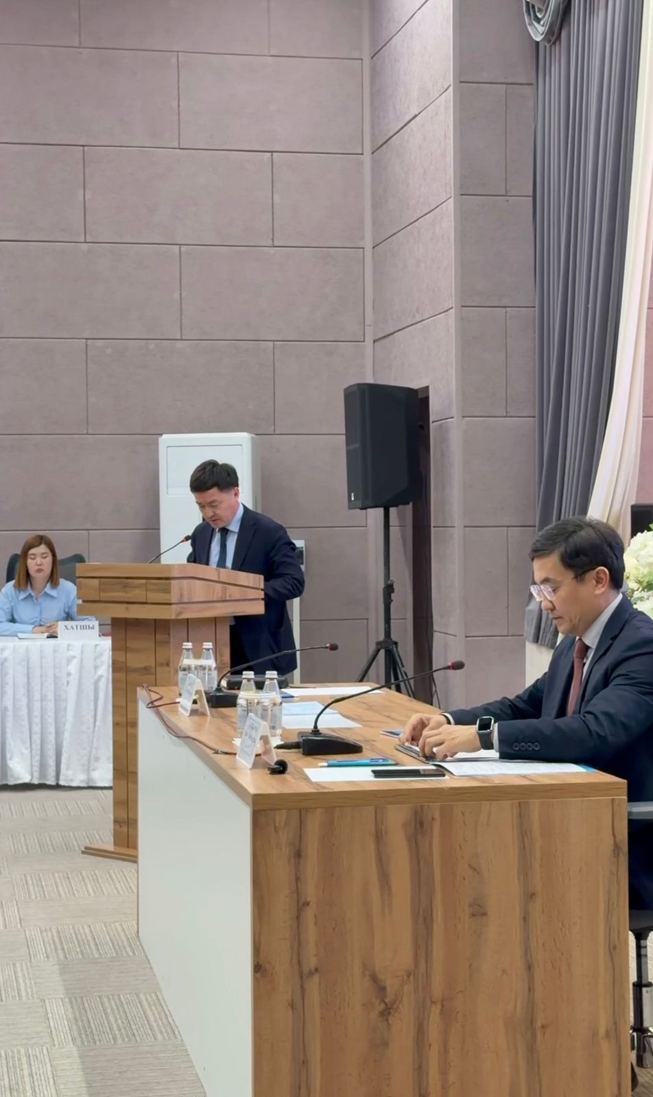 Аким сельского округа Батыр Сауыт Нургаливич провел отчетную встерчу