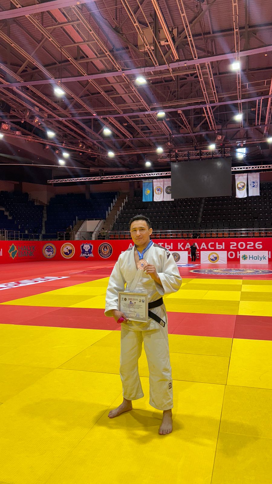 Бронза республиканского чемпионата: полицейский из СКО отличился на турнире МВД по дзюдо