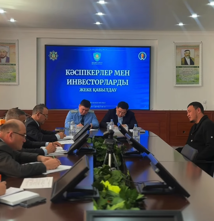 Проведён личный приём предпринимателей и инвесторов акимом района и прокурором района