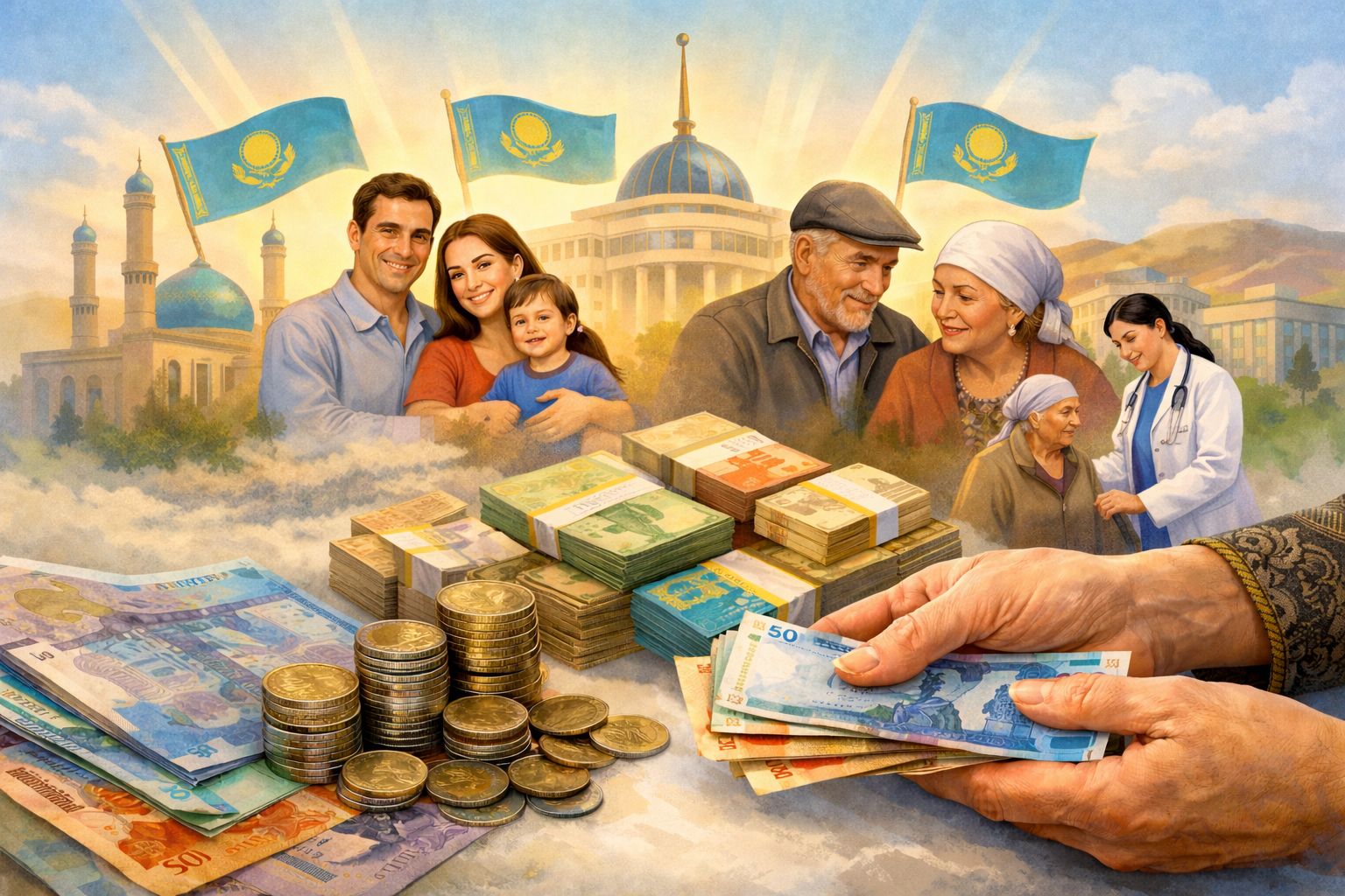 Социальные выплаты в области Абай превысили 56 млрд тенге