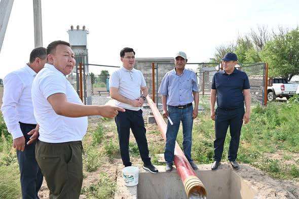 ДРЕНАЖ ҚҰРЫЛЫСЫНЫҢ САПАСЫНА ТЕКСЕРУ ЖҮРГІЗІЛДІ