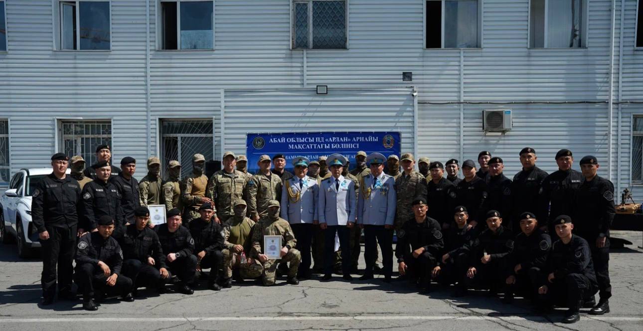 Новые спецавтомобили получили бойцы «Арлана» в области Абай