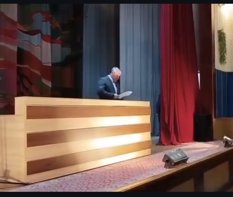 Отчетная  встреча акима сельского округа с населением села Новобратское
