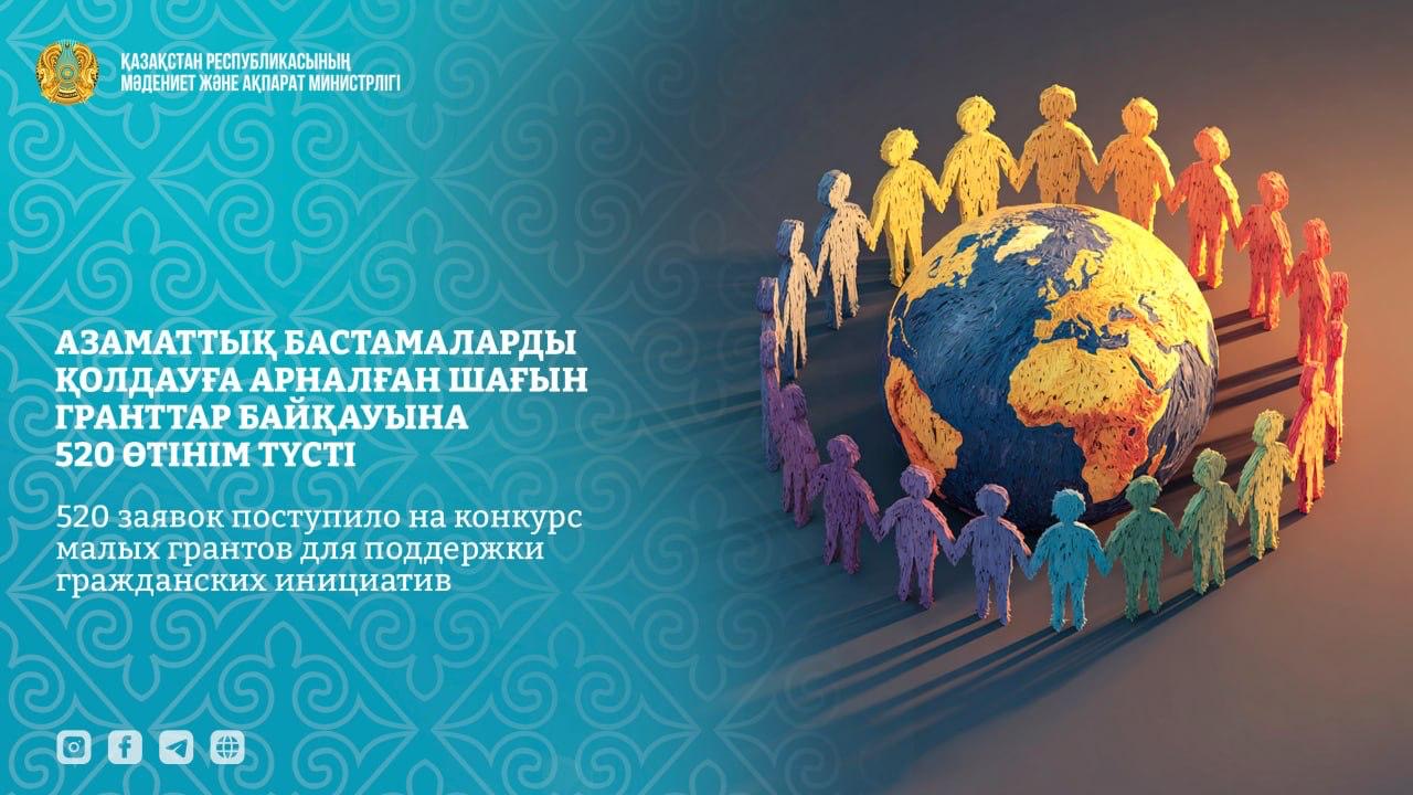 520 заявок поступило на конкурс малых грантов для поддержки гражданских инициатив