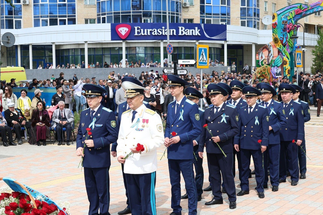 В Кокшетау почтили память героев Великой Отечественной войны