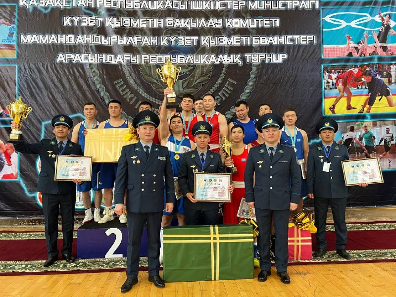 Завершился турнир по боксу среди подразделений специализированной службы охраны