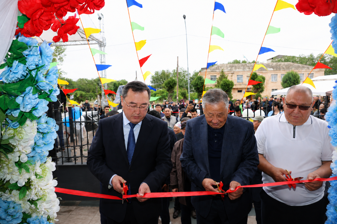 В селе Бакбакты открылся новый спортивный комплекс
