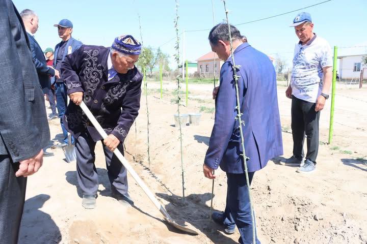 В РАМКАХ АКЦИИ «ТАЗА КАЗАХСТАН» СОСТОЯЛОСЬ МЕРОПРИЯТИЕ ПО ПОСАДКЕ ДЕРЕВЬЕВ