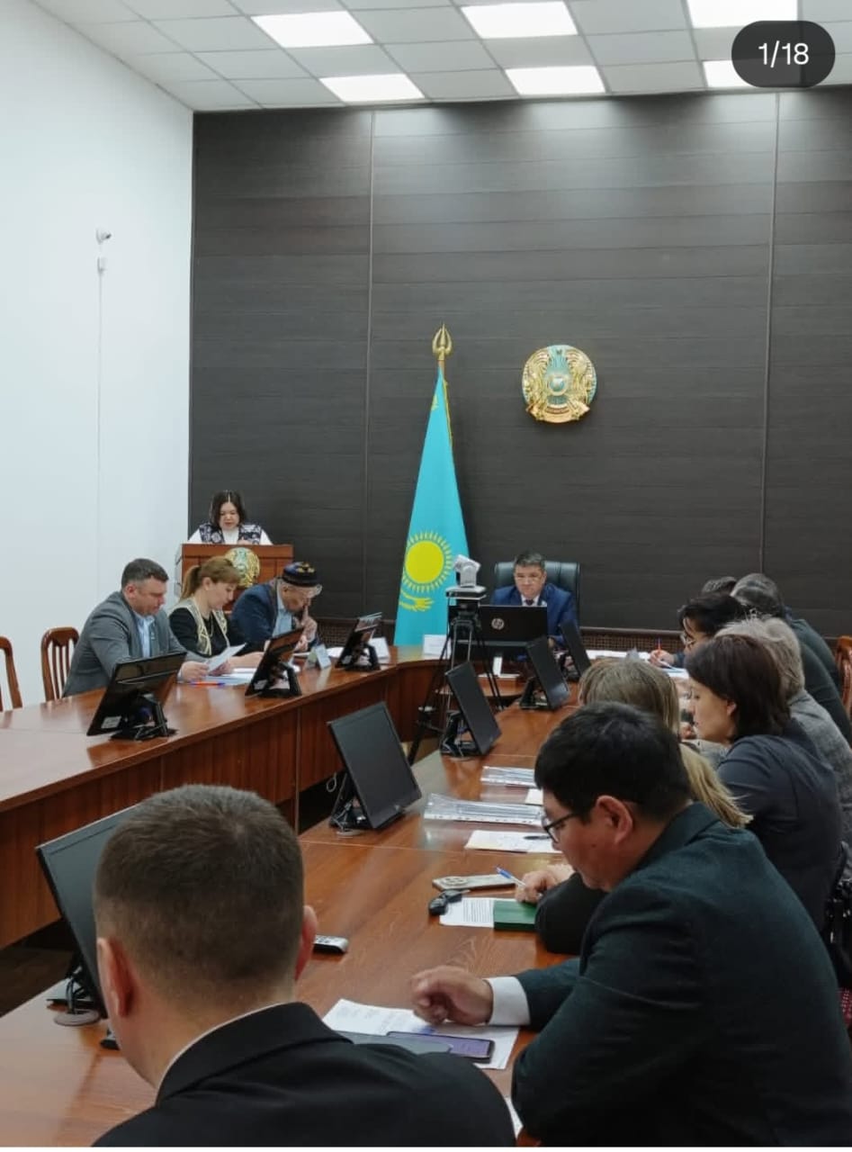 Состоялась XLIV (44) внеочередная сессия маслихата района Тереңкөл VIII созыва