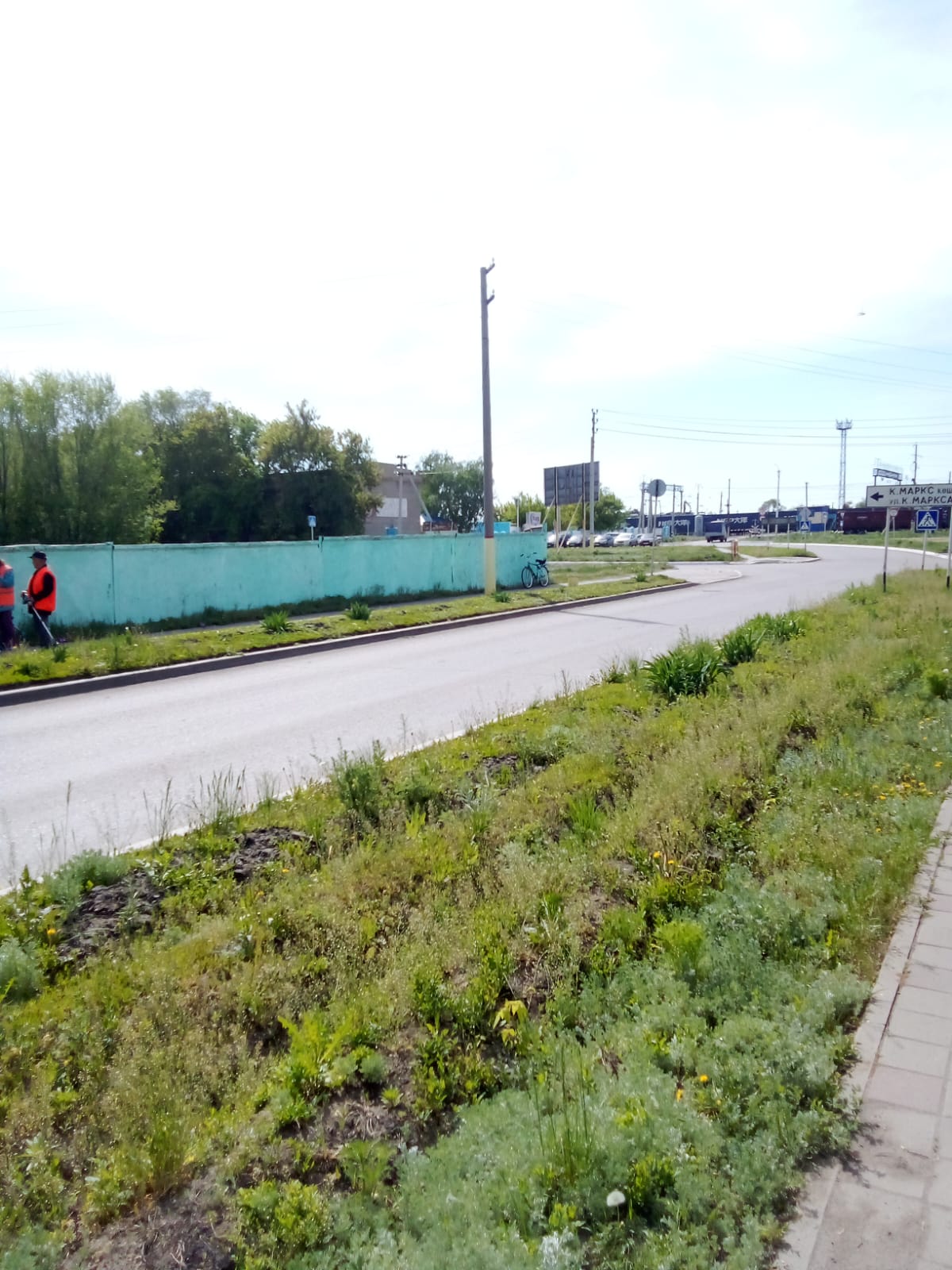 Покос травы по ул.Кавкетаева