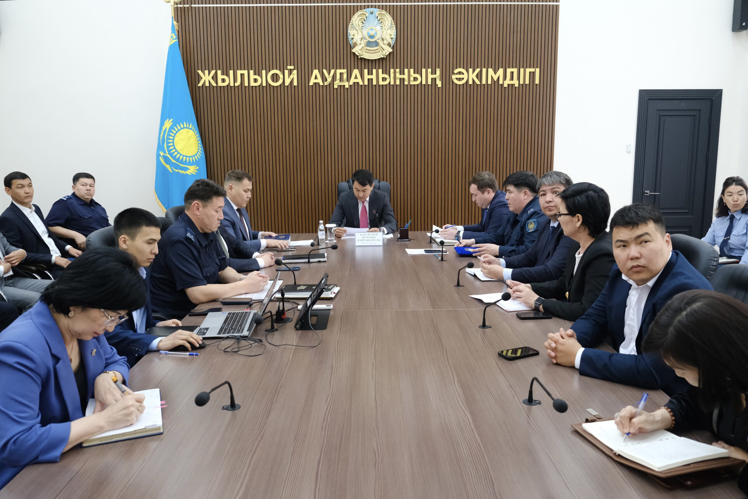 Сегодня состоялось совещание под председательством акима района Ж. Каражанова