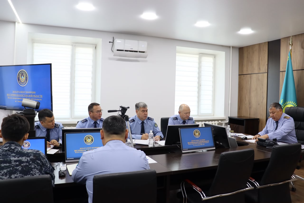 Курс на безопасность: полиция ВКО подвела итоги полугодия