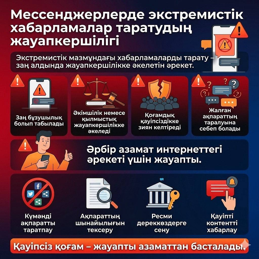 Ответственность за распространение экстримистических сообщений в мессенджерах