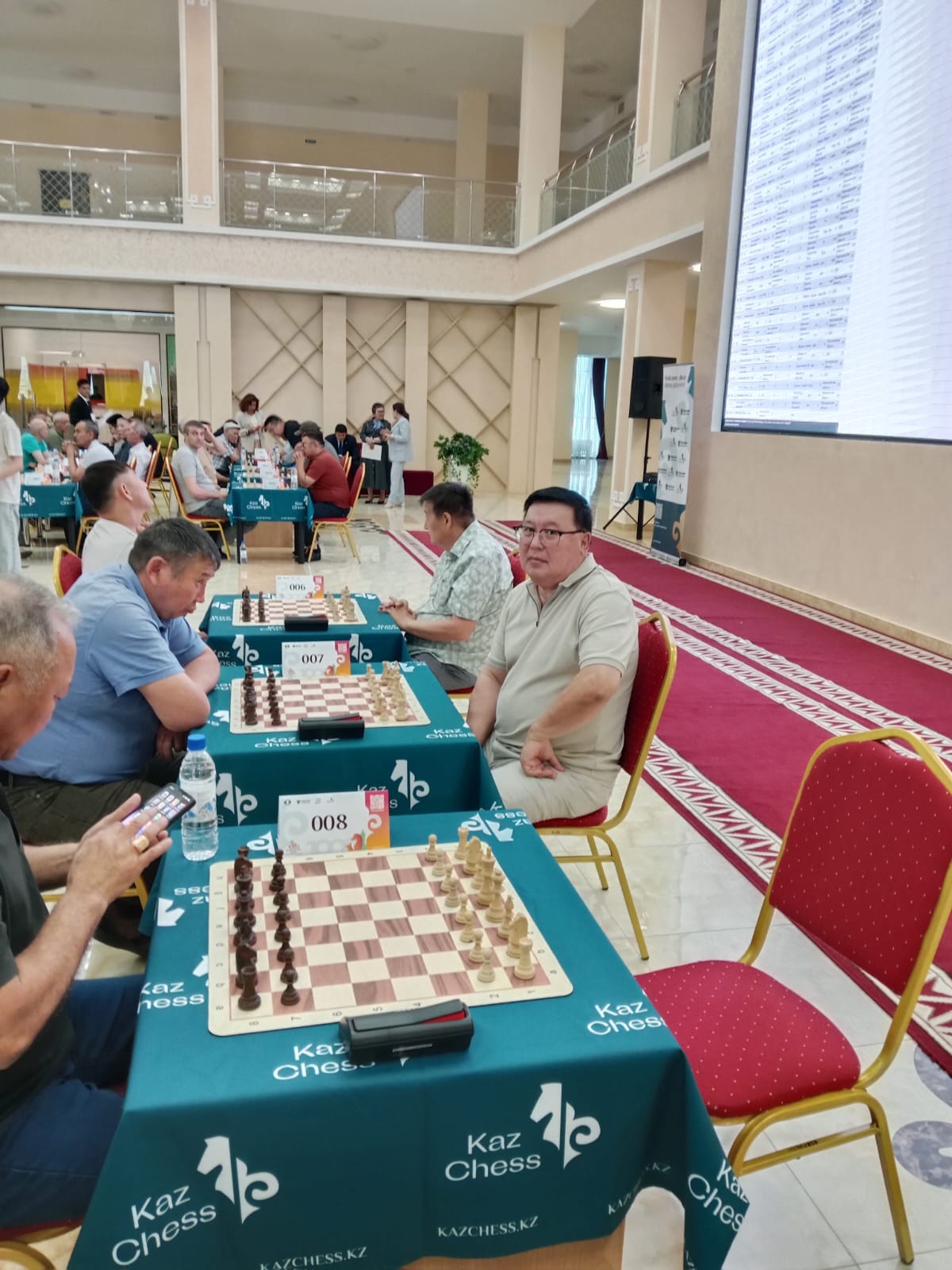 15 июня в городе Костанай прошел этап полуфинала III-го Открытого Кубка «Senat Open» по шахматам