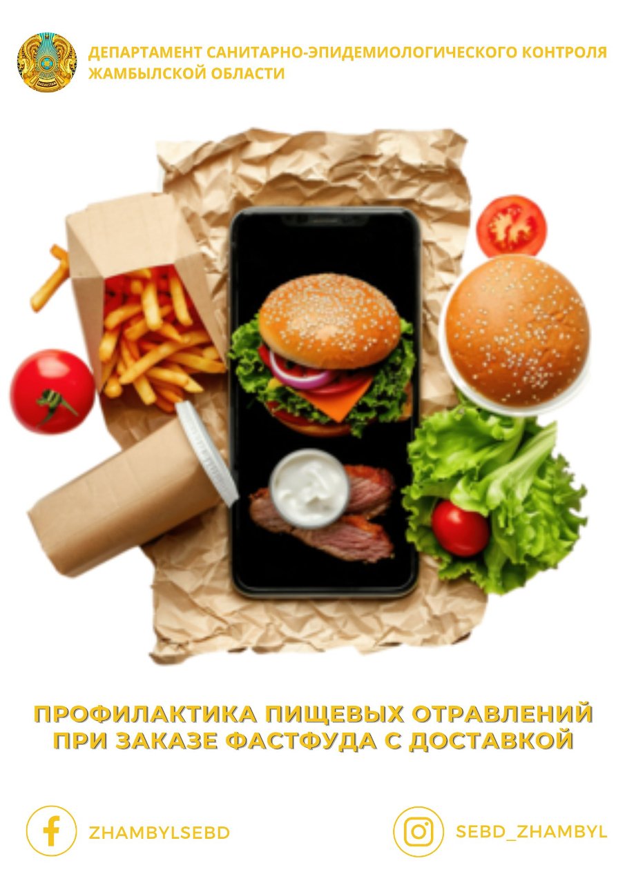 Профилактика пищевых отравлений при заказе фастфуда с доставкой