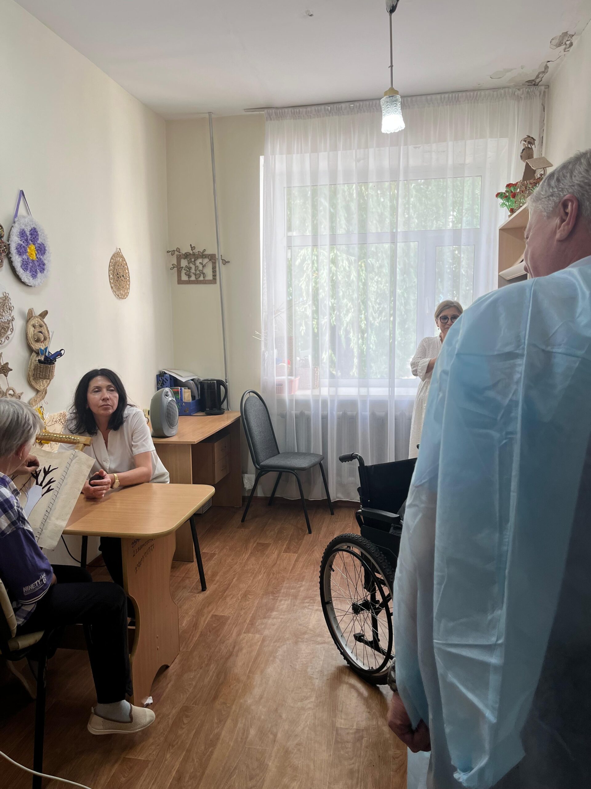Посещение Центра оказания специальных социальных услуг престарелым и инвалидам города Аксу