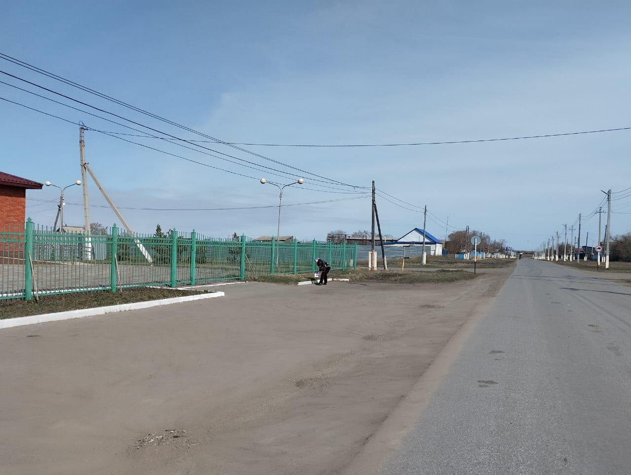 Проведены работы по благоустройству территории сельской врачебной амбулатории 🌿