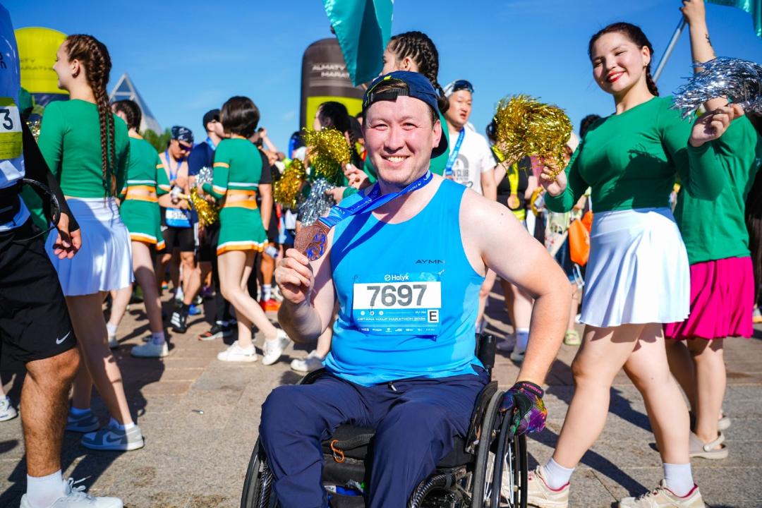 Параатлеты стали участниками Astana Half Marathon
