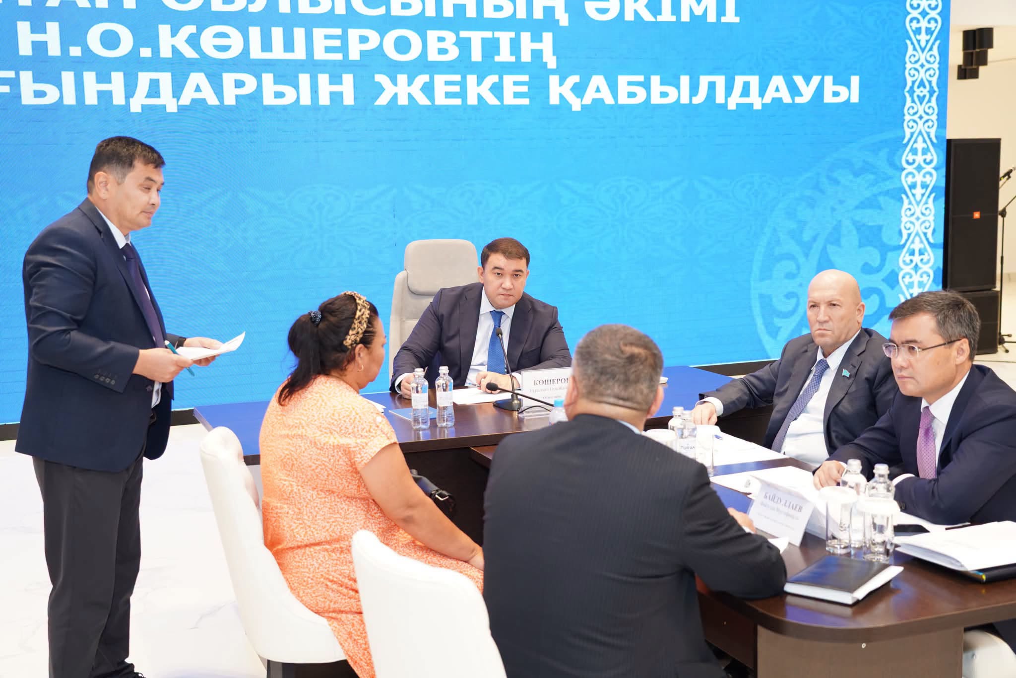 СОСТОЯЛАСЬ ОЧЕРЕДНАЯ ОБЩЕСТВЕННАЯ ПРИЕМНАЯ АКИМА ТУРКЕСТАНСКОЙ ОБЛАСТИ