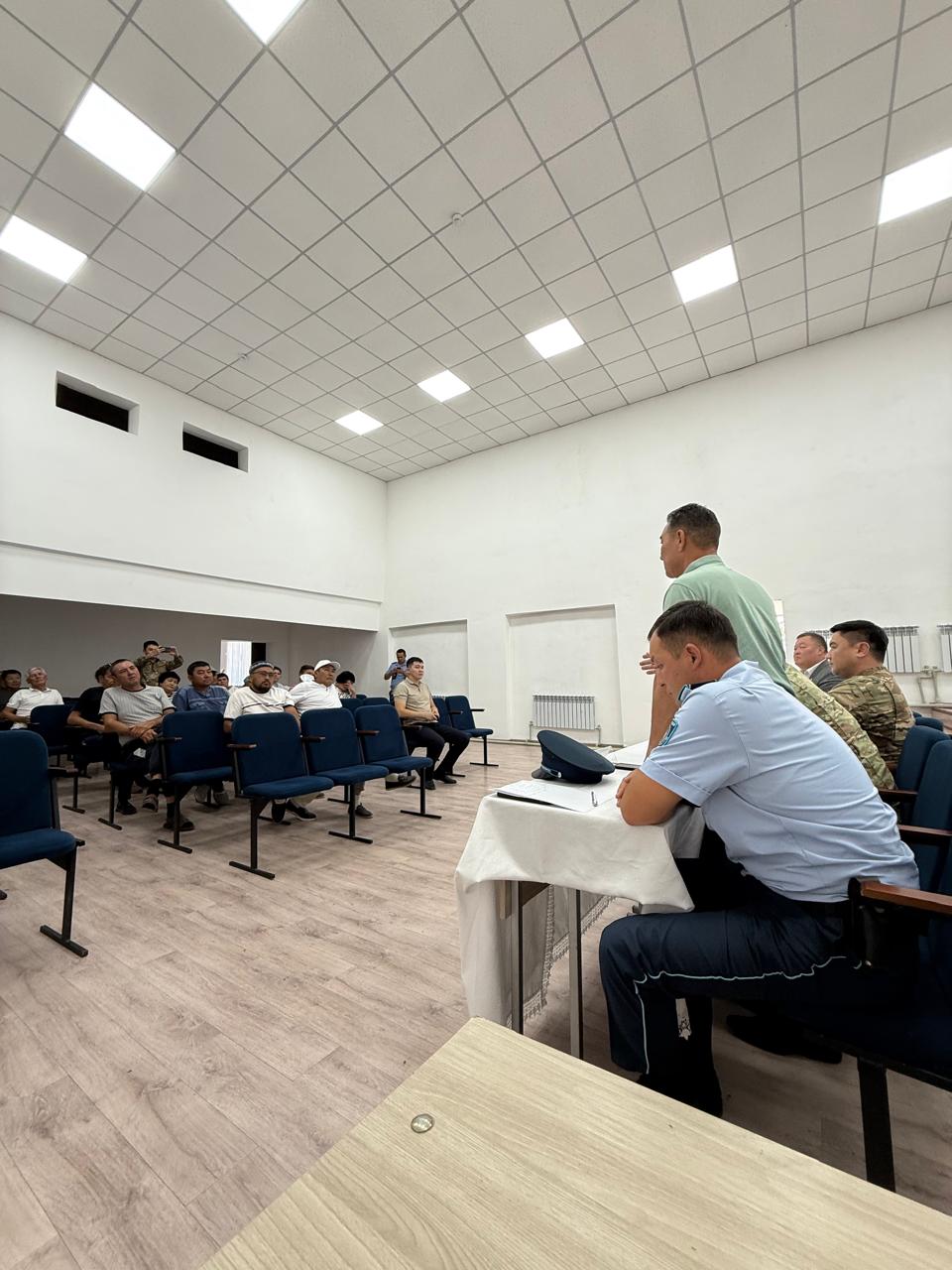 2026 жылдың 9 шілде күні Мыңарал ауылдық округі әкімі Аманжолов Тлеш Есимович ауыл тұрғындарымен кезекті кездесуі