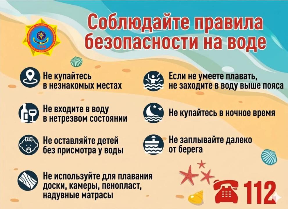 60 секунд безопасности: Правила поведения на воде