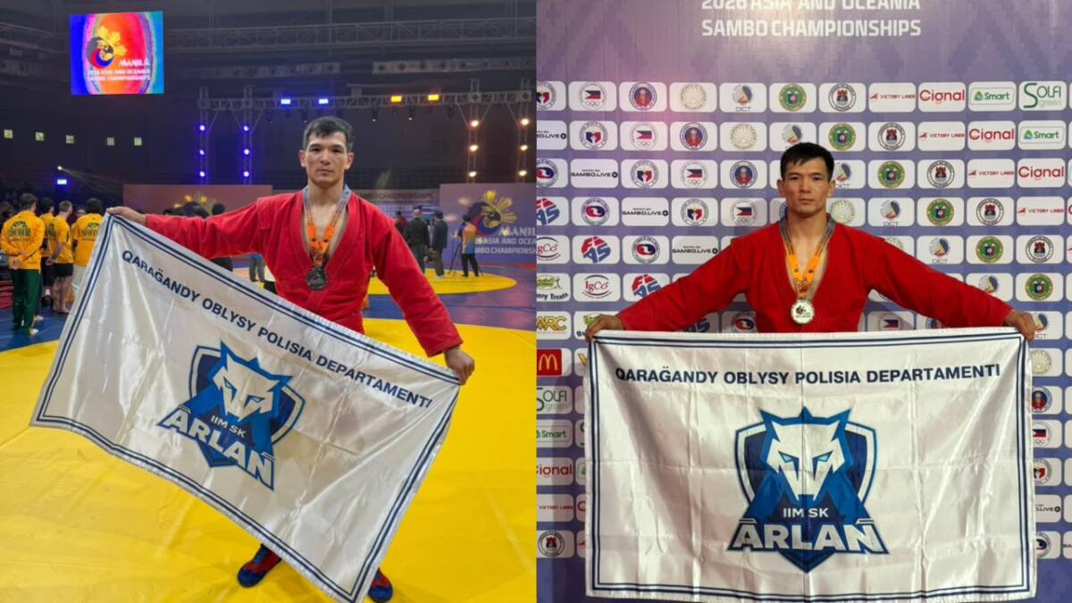Казахстанский полицейский завоевал серебро на чемпионате Азии и Океании по самбо