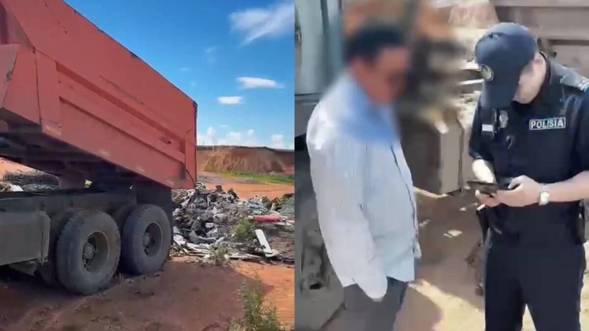 Полицейские Актюбинской области выявляют нарушения правил благоустройства в рамках акции «Таза Қазақстан»