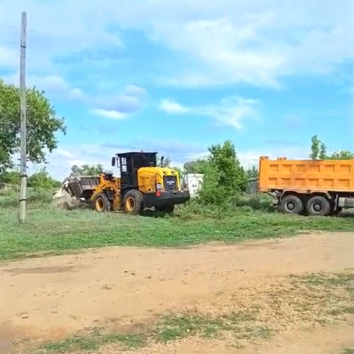 В Красивинском сельском округе проводятся работы по санитарной очистке