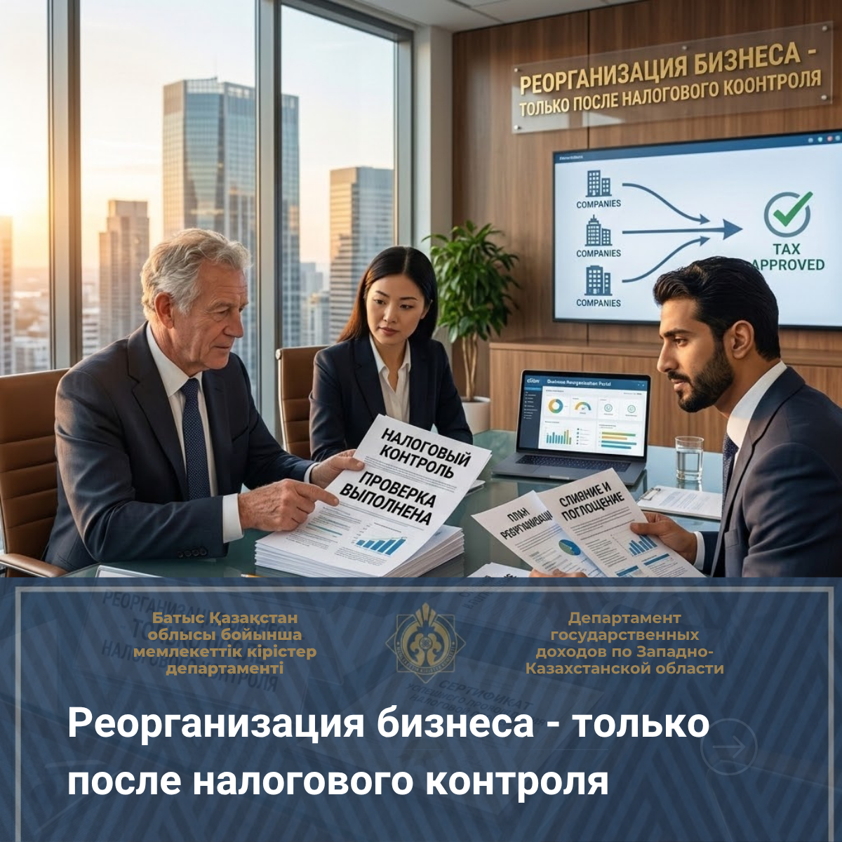 Реорганизация бизнеса – только после налогового контроля