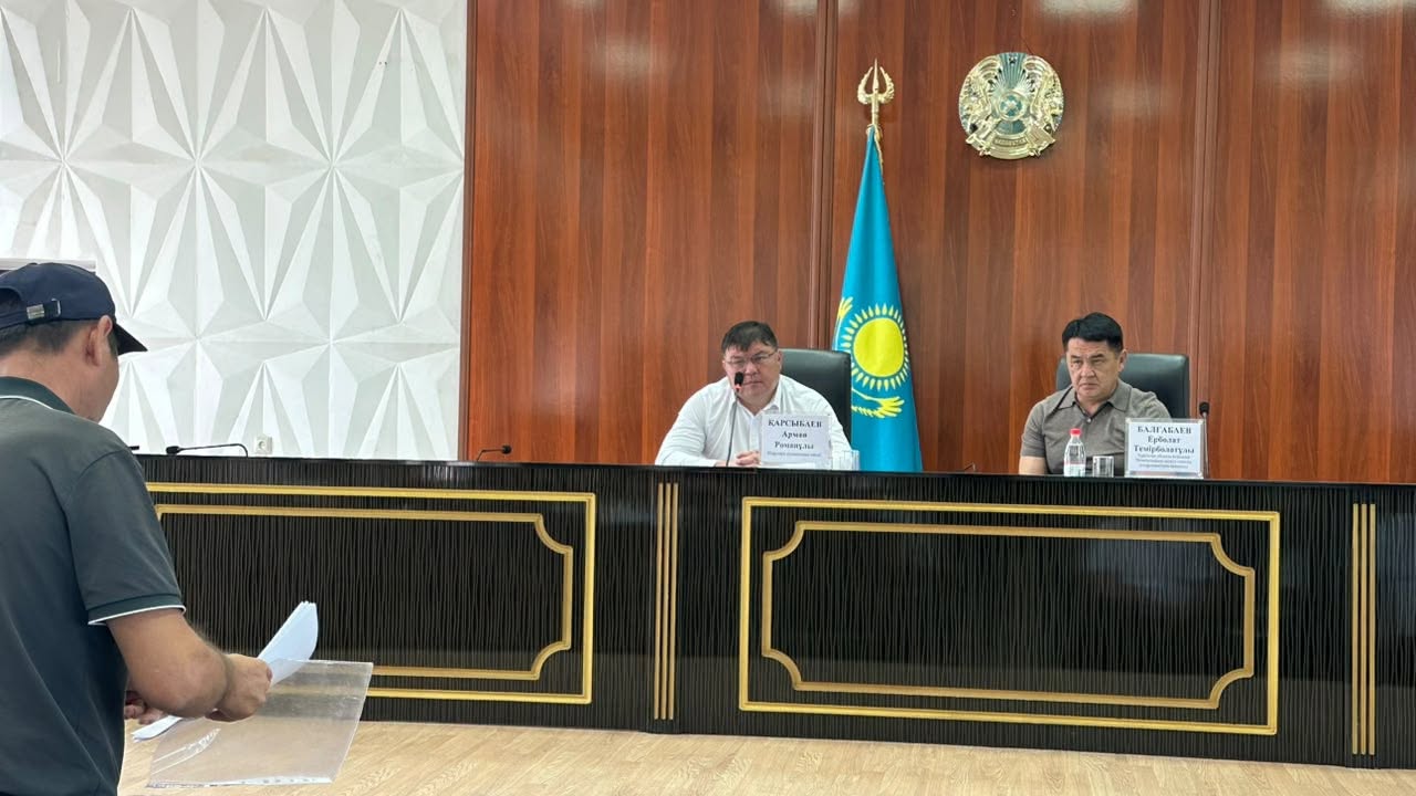 ТҮРКІСТАН ОБЛЫСЫ БОЙЫНША ЭКОНОМИКАЛЫҚ ТЕРГЕП-ТЕКСЕРУ ДЕПАРТАМЕНТІНІҢ БАСШЫСЫ ШАРУАЛАРМЕН КЕЗДЕСТІ