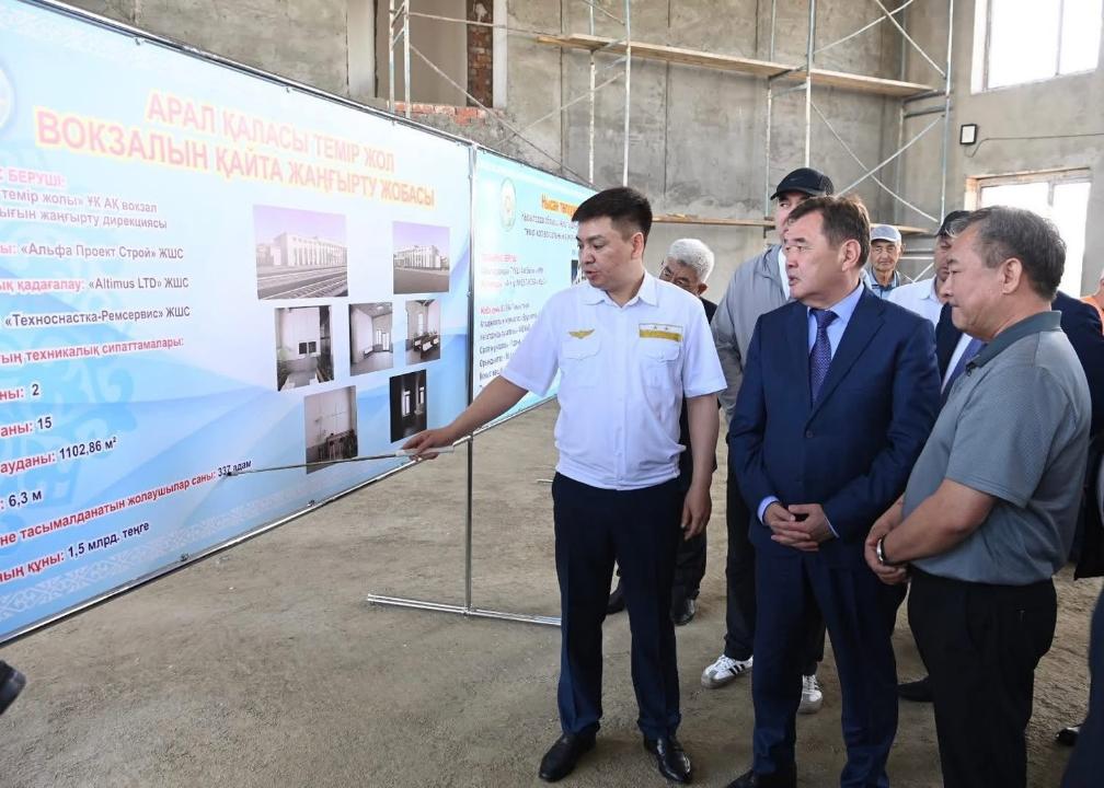 Железнодорожный вокзал «Аральское море» станет комфортным объектом для пассажиров