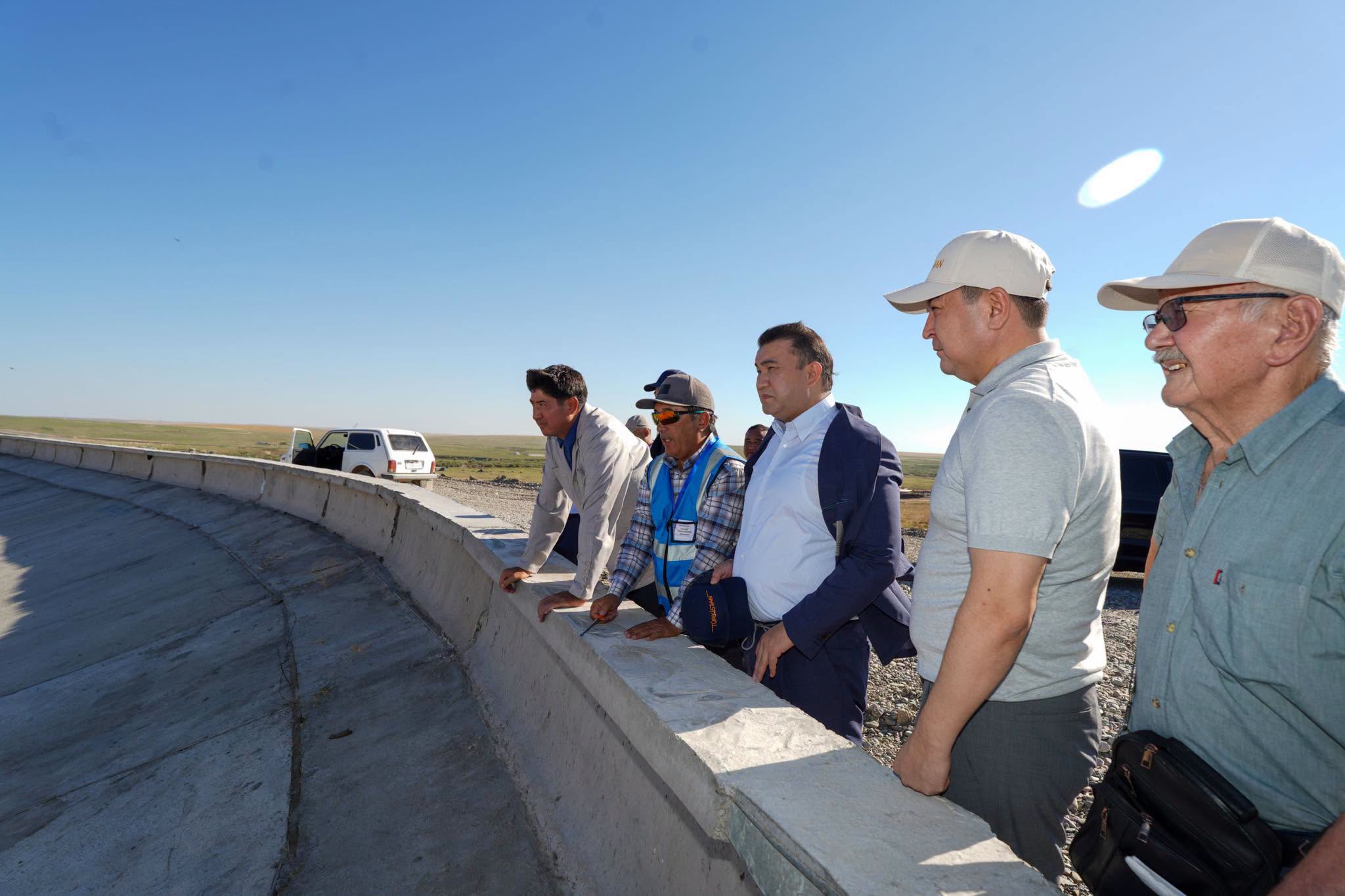 НОВОЕ ВОДОХРАНИЛИЩЕ «БАЙДИБЕК АТА» ГОТОВИТСЯ К ЗАПОЛНЕНИЮ