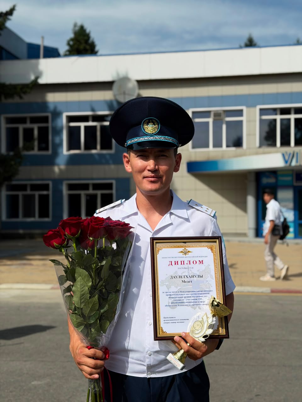 Казахстанский полицейский завоевал «бронзу» на международном смотре профмастерства в России