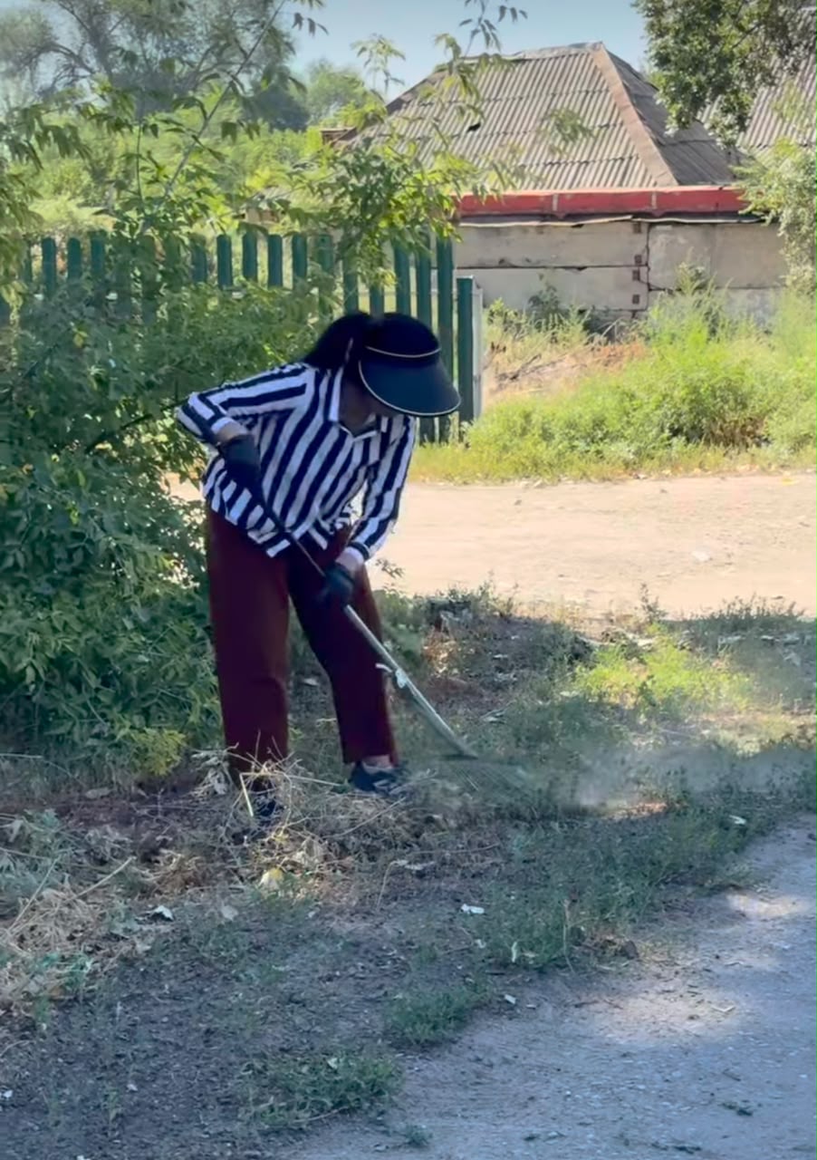 В рамках программы «Таза Қазақстан» состоялся очередной субботник